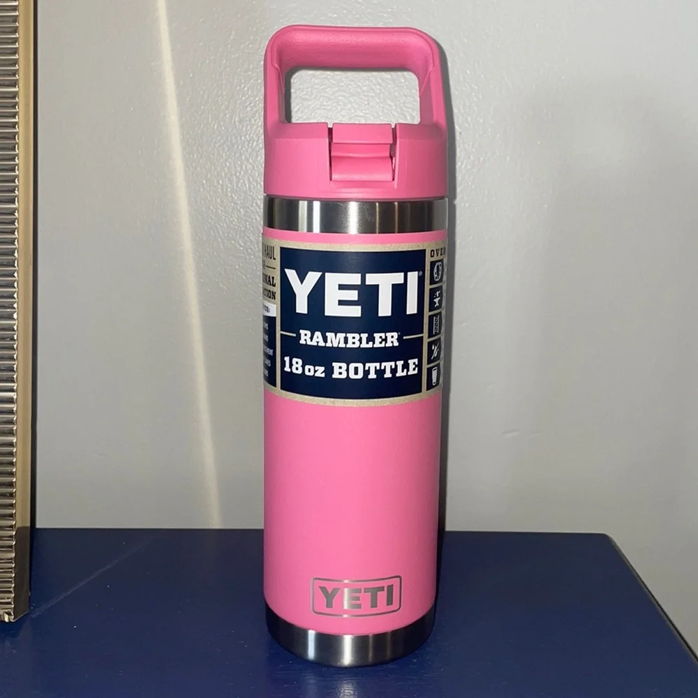 NWT Harbor Pink YETI Bottle - Picture 1 of 5